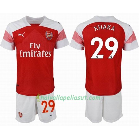 Jalkapallo Pelipaidat Arsenal XHAKA 29 Lasten Kotipaita 2018-2019 Lyhythihainen